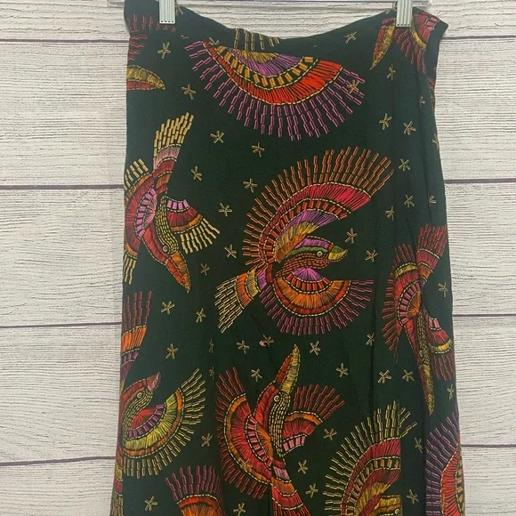 Anthropologie Farm Rio Mixed-Print Maxi Skirt XL - Picture 3 of 4